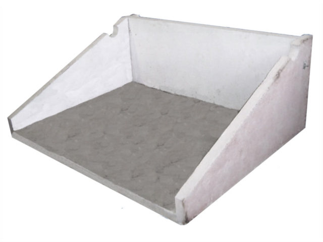 Precast concrete stone trap for drainage and water control systems